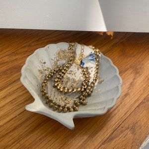 Shashi gold colored necklace